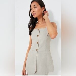 Moon River Cream Sleeveless Vest